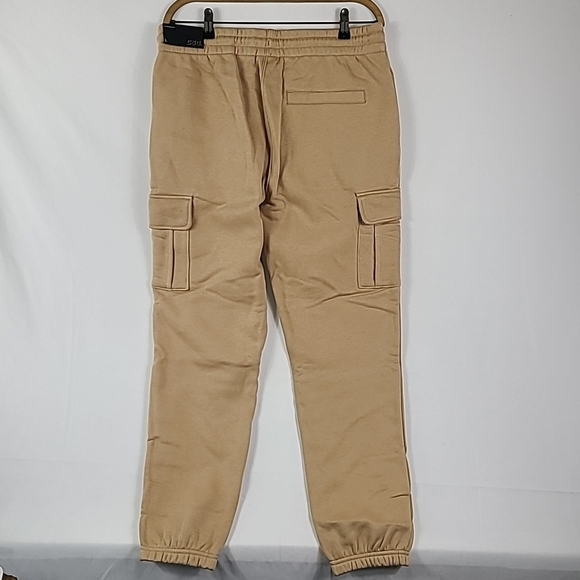 NEW CSG Men's Cargo Jogger Pants Toupe Cotton Blend Hi-Rise Sz L NWT Retail $50 - Picture 5 of 7